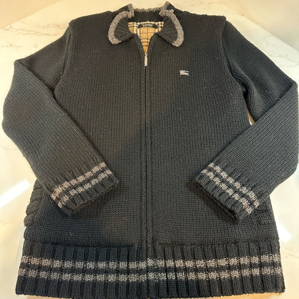 Burberry Black Label Knitted Jacket